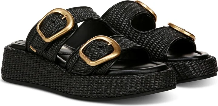 Black Faux Raffia