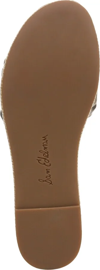 Sam Edelman Women's Pauleena Slide Wedge Sandals - Rich Cognac, Cuoio - Image 9