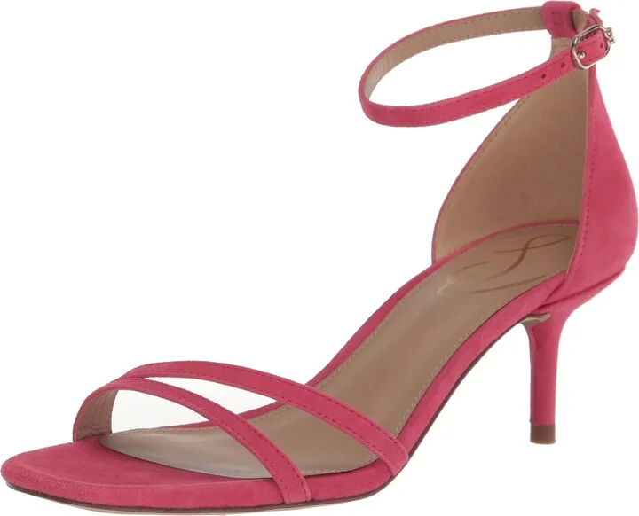 Sam Edelman Women's Peonie Heeled Sandal Ultra Fuchsia 6.5 Medium