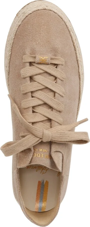 Sam Edelman Women's Poppy Lace-Up Jute Espadrille Sneakers - Image 4