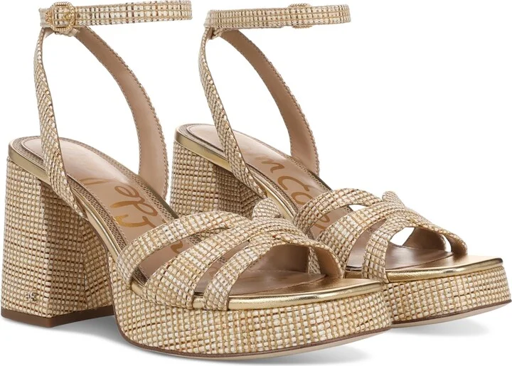 Sam Edelman Women's Reese Strappy Platform Sandals