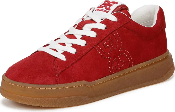 Red Scarlet Suede