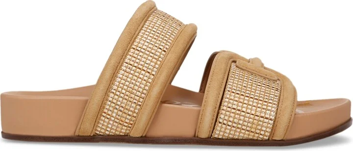 Sam Edelman Women's Rowan Emblem Slide Footbed Sandals - Image 6