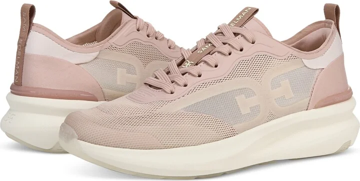 Sam Edelman Women's Sarita Mesh Lace-Up Sneakers - Beige, Rose Multi Mesh Fabric - Image 3