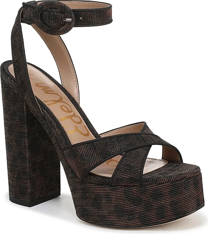 Sam Edelman Women's Savannah Leather Platform Sandals