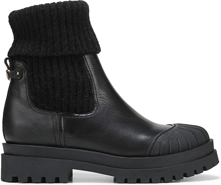 Sam Edelman Women's Steele Chelsea Boot Black Leather 6.5 Medium