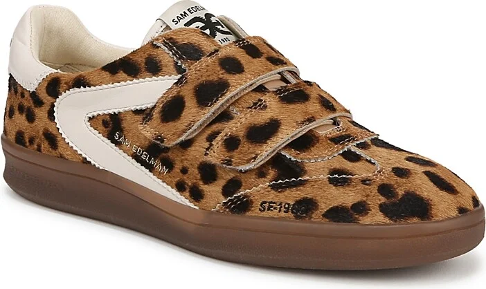 Sam Edelman Women's Talia Leopard Print Calf Hair Sneakers