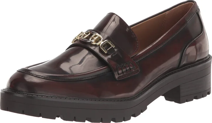 Sam Edelman Women's Teagan Loafer Chestnut Brown 9.5 Medium