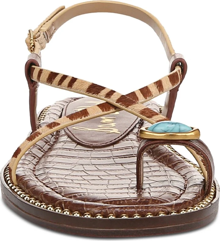 Sam Edelman Women's Tenly Strappy Flat Sandals - Image 10