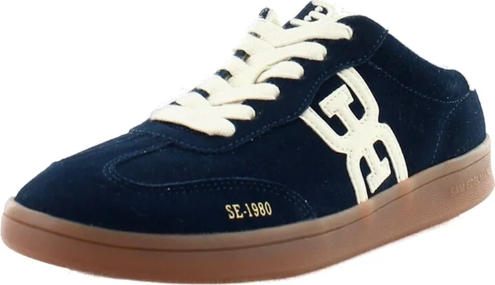 Navy Suede