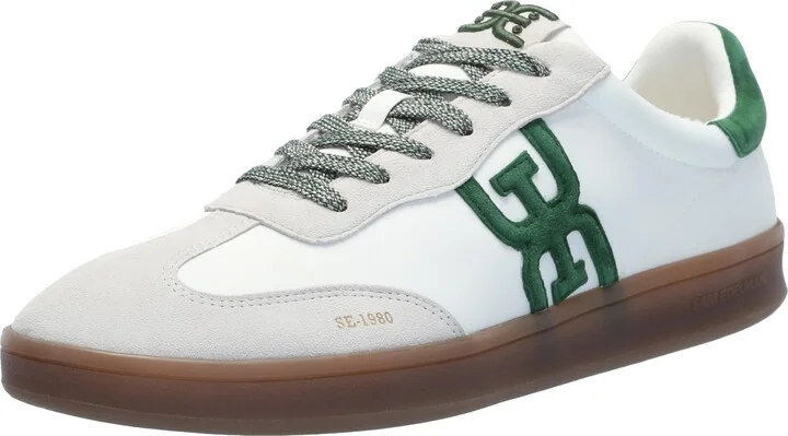 Sam Edelman Women's Tenny Sneaker Bright White/Bright Pine 8 Medium