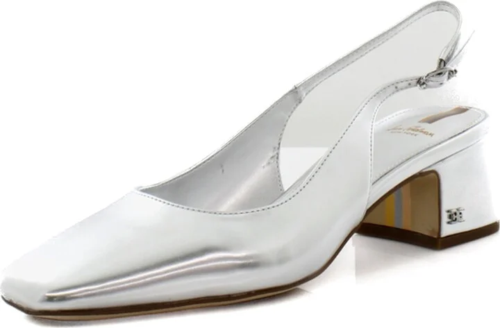 Sam Edelman Women's Terra Slingback Soft Silver 10 Medium