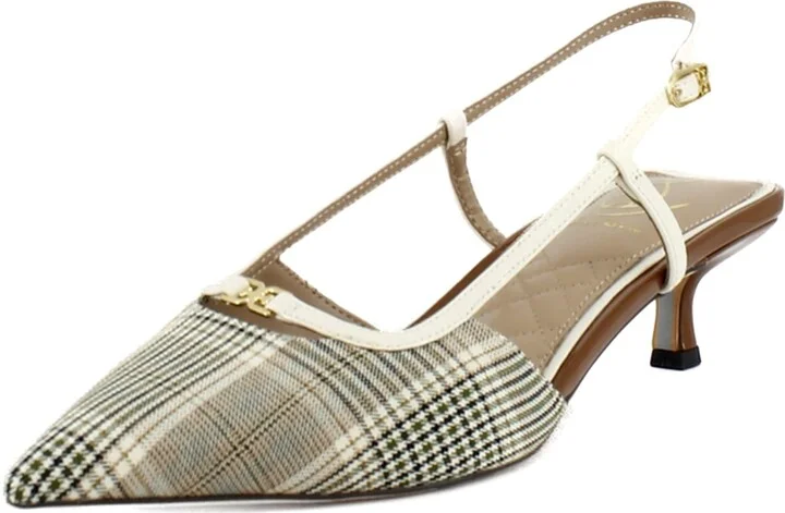 Sam Edelman Women's Toni Pump Oat Multi/Alpine Ivory 5 Medium