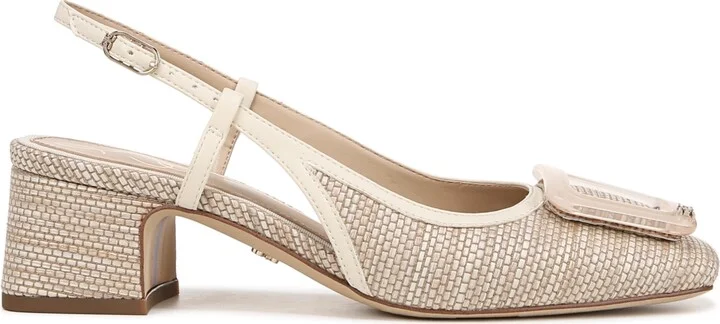 Sam Edelman Women's Tracie Buckled Slingback Block-Heel Pumps - Image 2