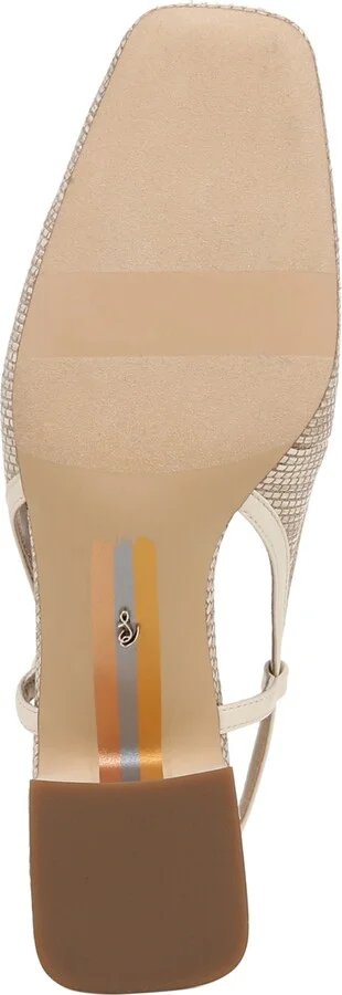 Sam Edelman Women's Tracie Buckled Slingback Block-Heel Pumps - Image 5