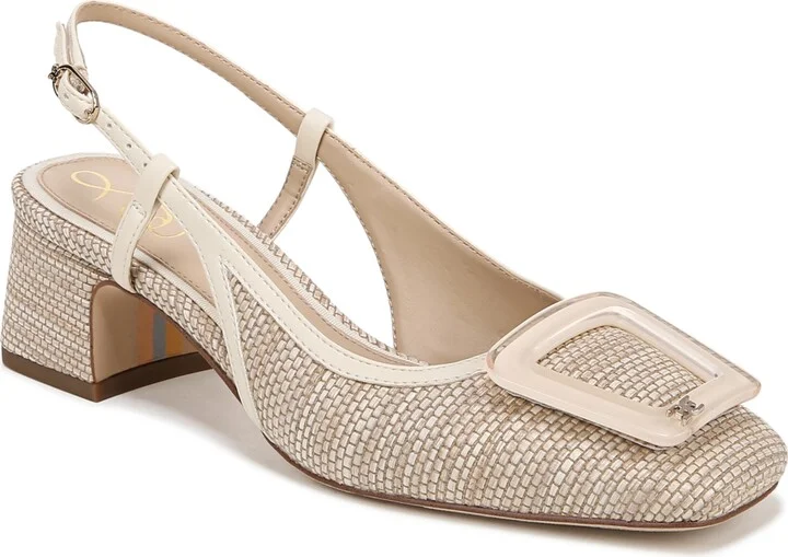 Sam Edelman Women's Tracie Buckled Slingback Block-Heel Pumps