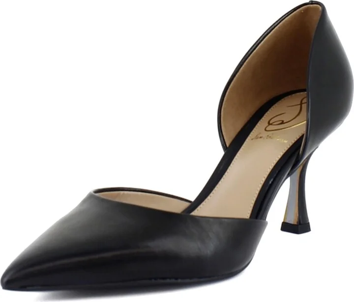 Sam Edelman Women's Victoria Pump Black Leather 10 Medium