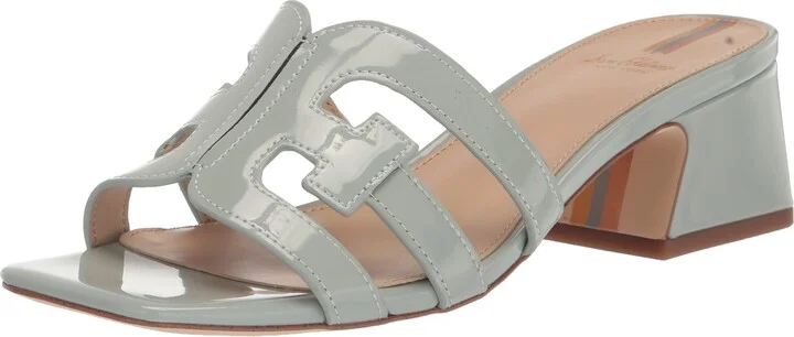 Sam Edelman Women's Winslow Heeled Sandal Seafoam Blue 6 Medium