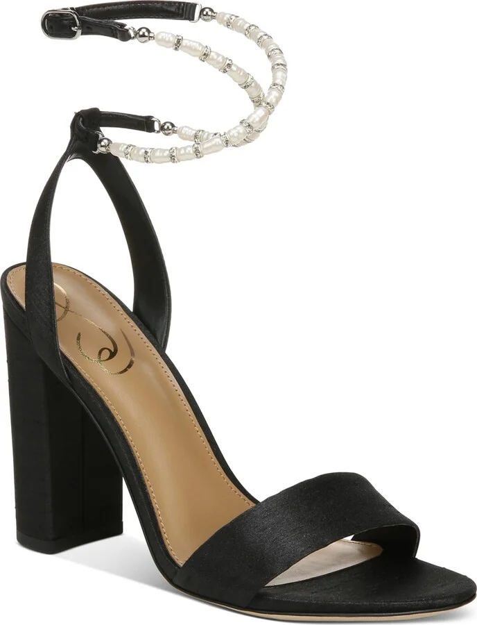 Sam Edelman Women's Yanneli Embellished Ankle-Strap Sandals