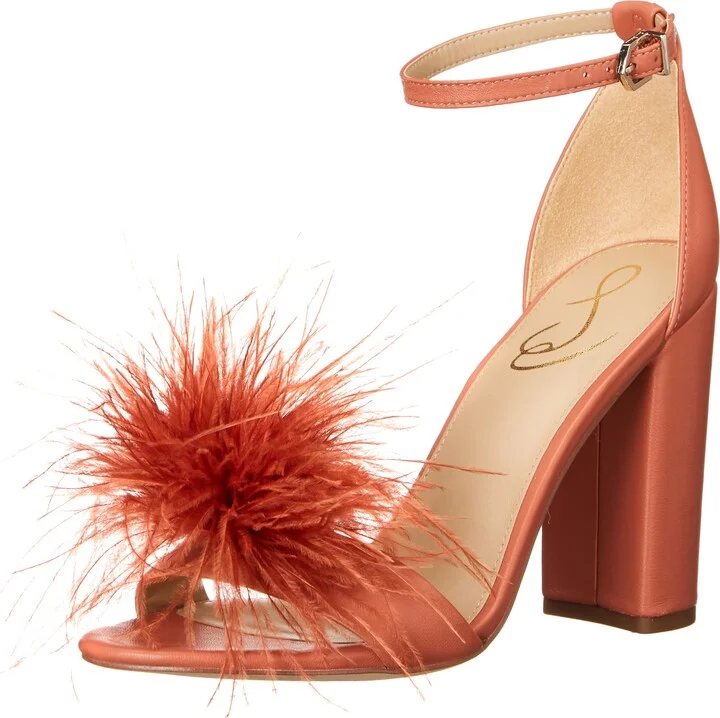 Sam Edelman Women's Yaro Feather Heeled Sandal