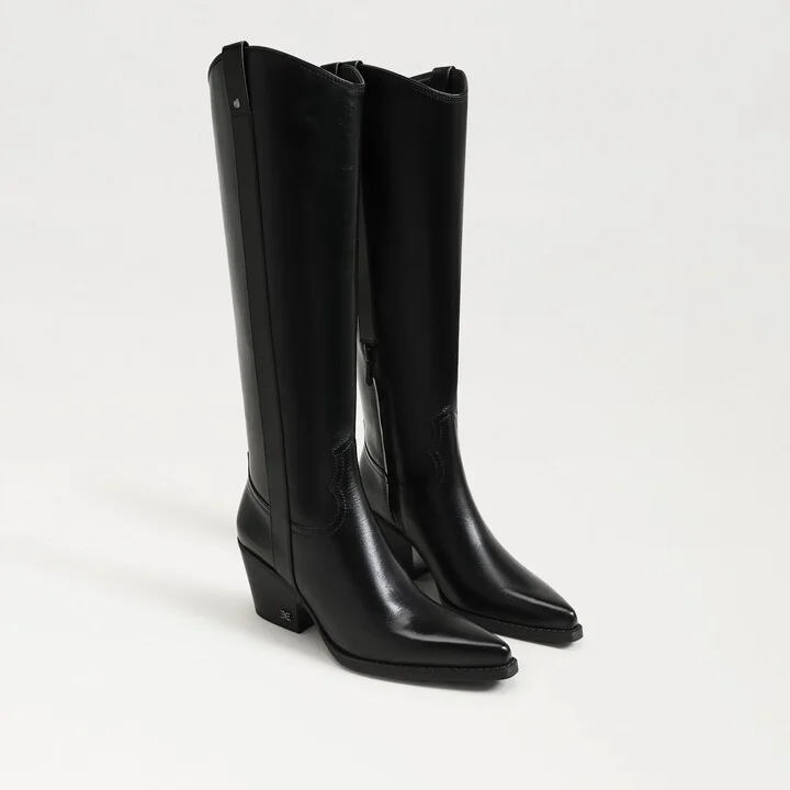 Sam Edelman Wyatt Riding boot Black Leather