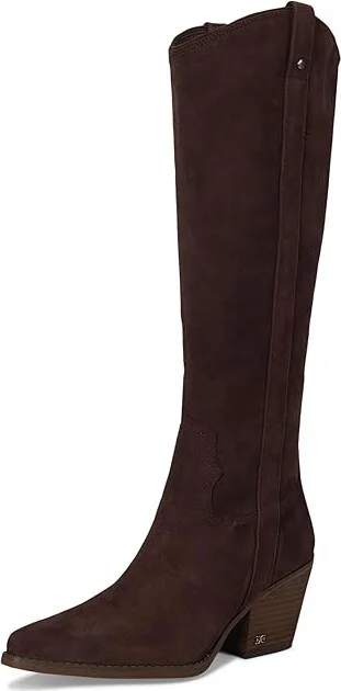 Sam Edelman Wyatt Women's Boots Cafe Noir : 5.5 M, Leather - Image 5