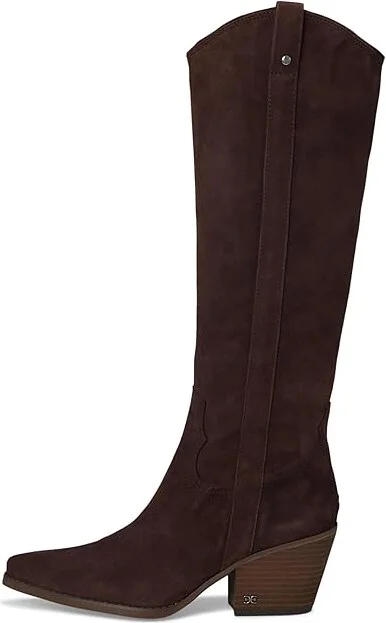 Sam Edelman Wyatt Women's Boots Cafe Noir : 5.5 M, Leather - Image 6