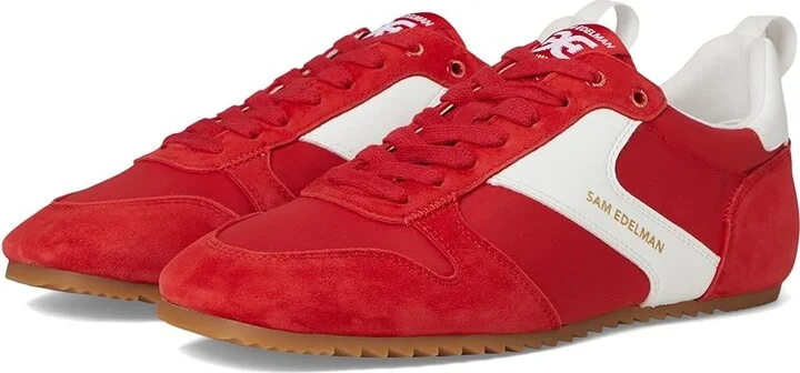 Sam Edelman Zaria Women's Shoes Red/White : 9.5 M, Leather