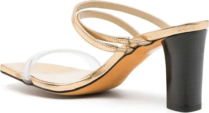 Samantha 80 mm leather sandals - Image 3