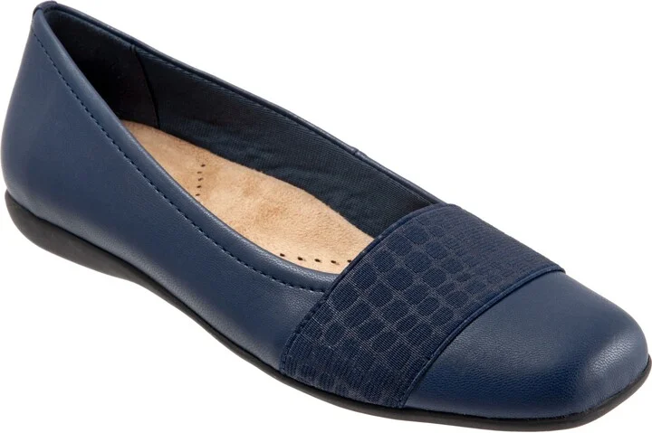 Navy Faux Leather