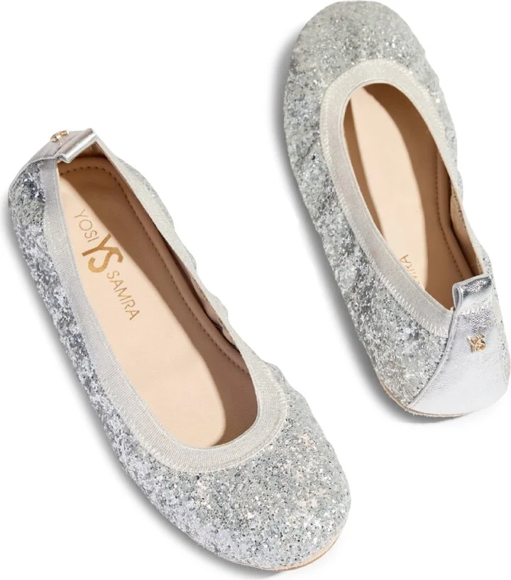 Samara Glitter Foldable Ballet Flat - Image 4