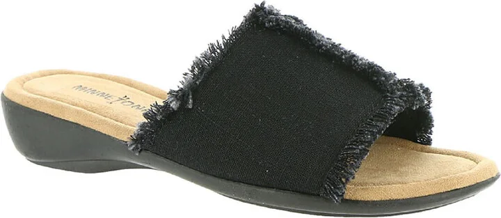 Samara Womens Fringe Slip On Flats