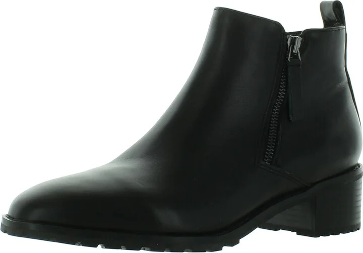 Samara Womens Suede Square Toe Ankle Boots