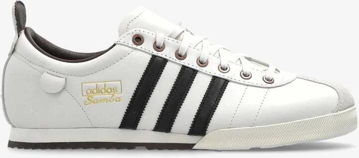 Samba 62 Leather Low-Top Sneakers