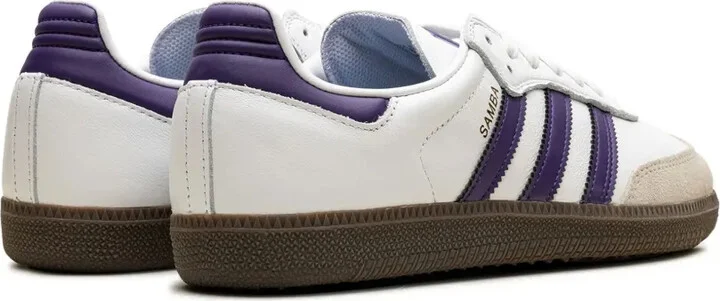 Samba ADV "Cloud White/Collegiate Purple/Gold Metallic" sneakers - Image 3