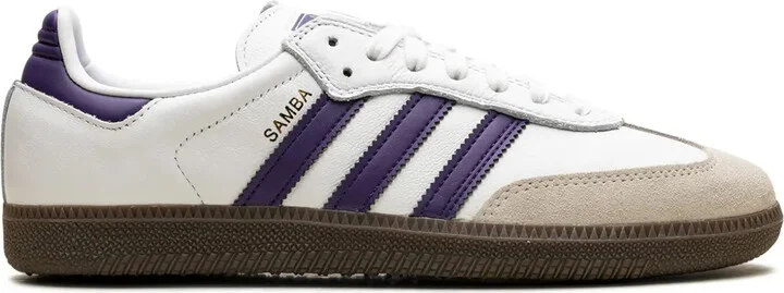 Samba ADV "Cloud White/Collegiate Purple/Gold Metallic" sneakers