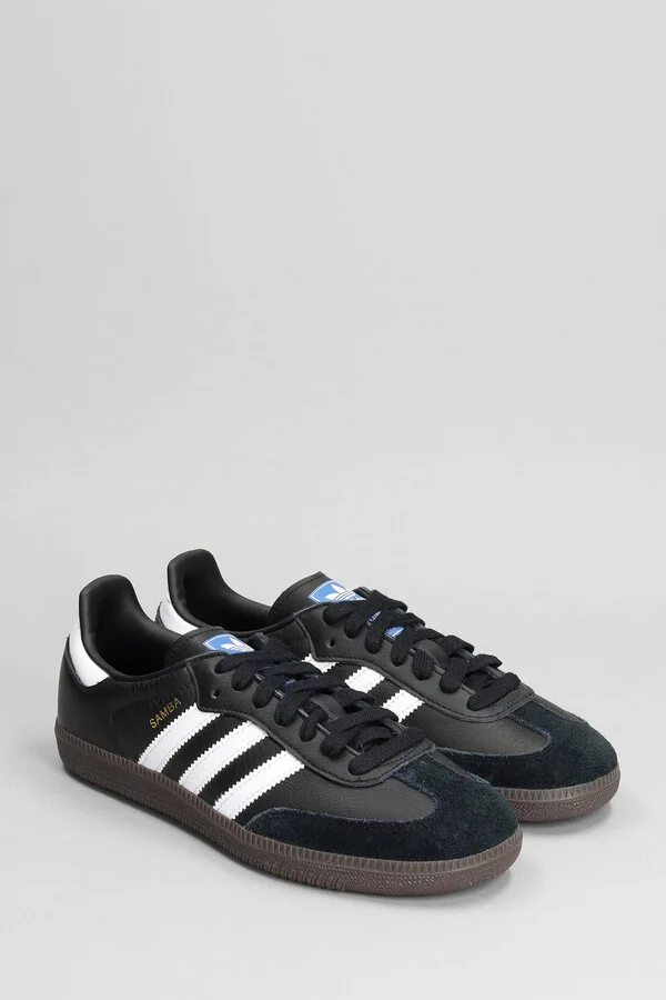 Samba Go Sneakers In Black Leather - Image 2
