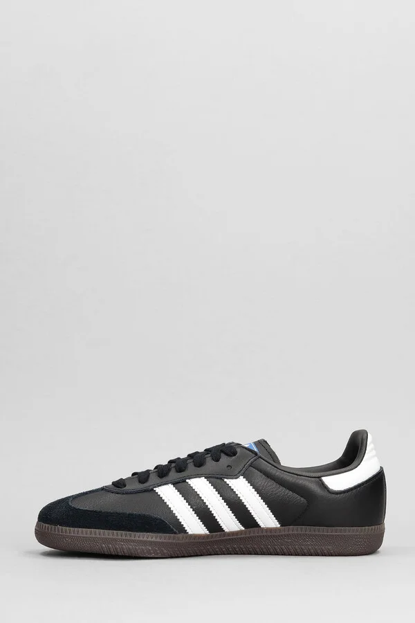 Samba Go Sneakers In Black Leather - Image 3