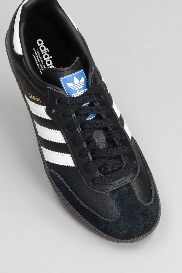 Samba Go Sneakers In Black Leather - Image 5