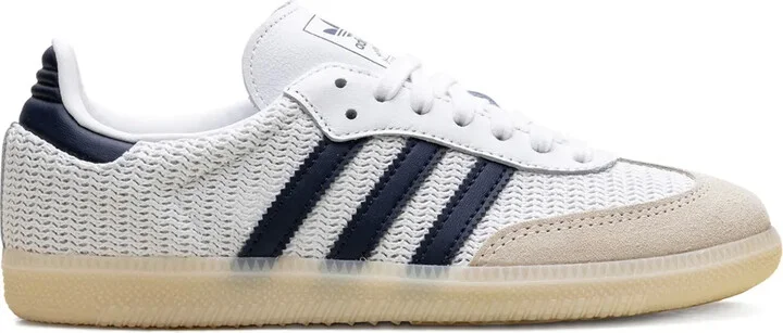Samba Knit "White/Night Indigo" sneakers