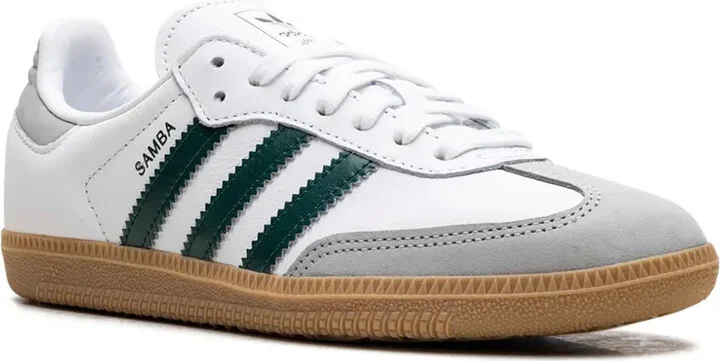 Samba OG "Cloud White/Collegiate Green/Grey Two/Gum" sneakers - Image 2