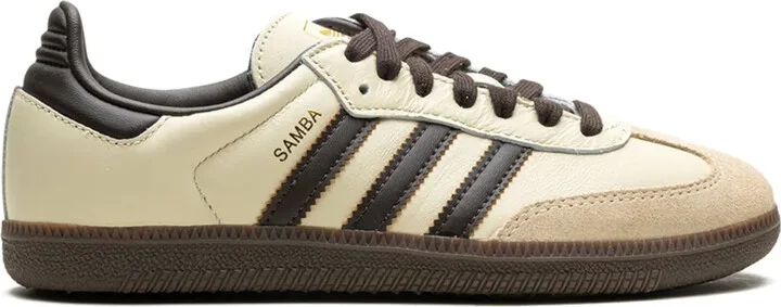 Samba OG "Cream White/Dark Brown" sneakers