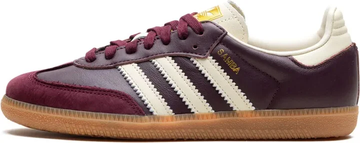 Samba OG " Maroon/Core White/Gold Metallic" sneakers - Image 5