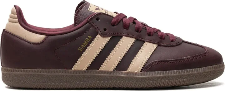 Samba OG "Maroon/Crystal Sand/Gold Metallic" sneakers