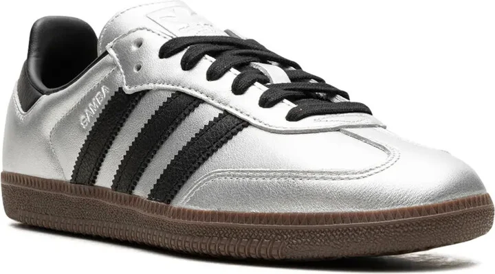 Samba OG "Silver Metallic/Black/Gum" sneakers - Image 2