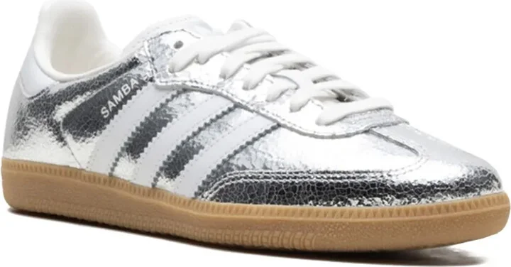 Samba OG "Silver Metallic Cracked Leather" sneakers - Image 2