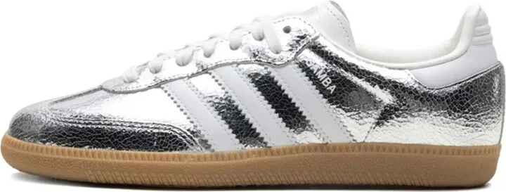 Samba OG "Silver Metallic Cracked Leather" sneakers - Image 5