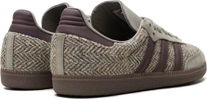 Samba OG Tweed Pack "Wonder Beige/Shadow Brown/Wonder White" sneakers - Image 3