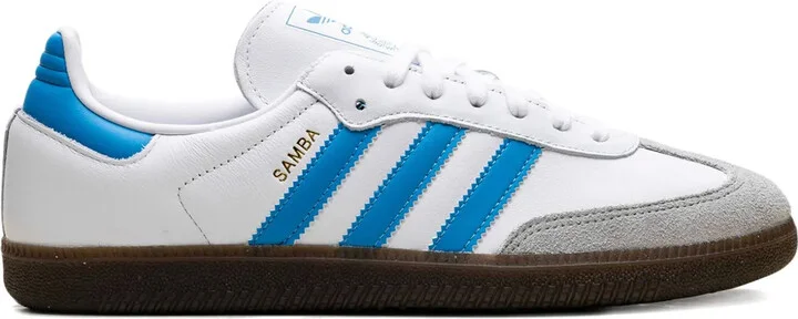 Samba OG "White/Shock Cyan" sneakers