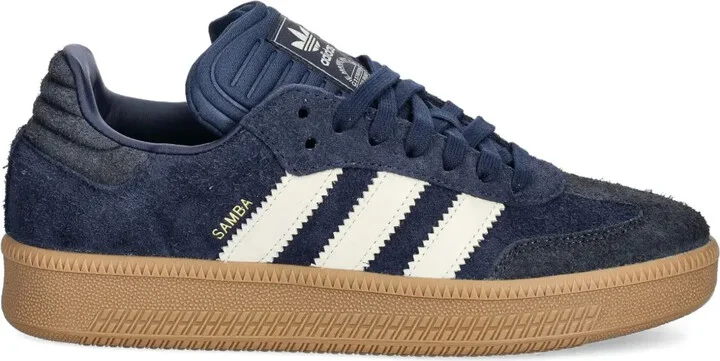 Samba XLG three-stripe suede sneakers